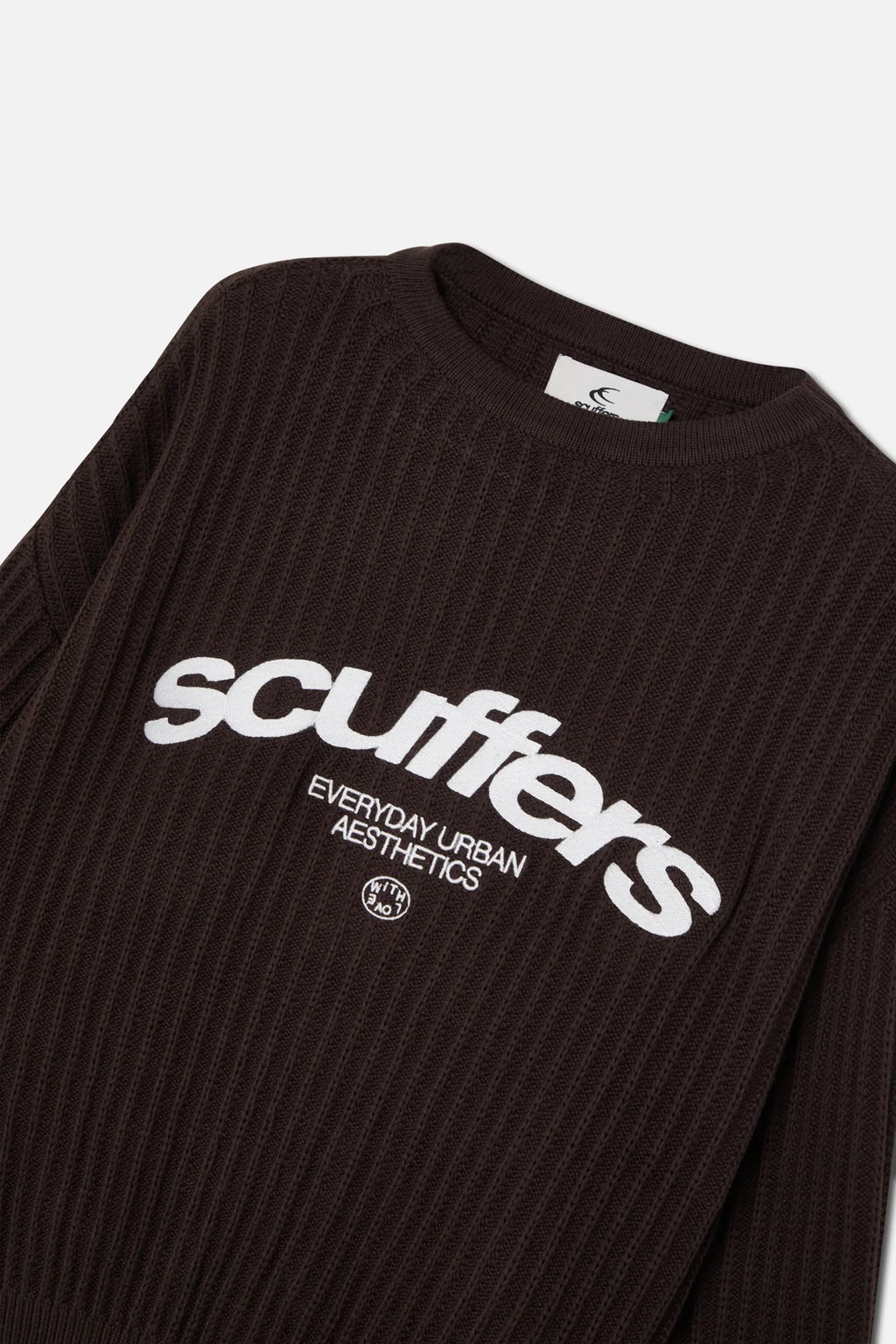 SCUFFERS BROWN SWEATER