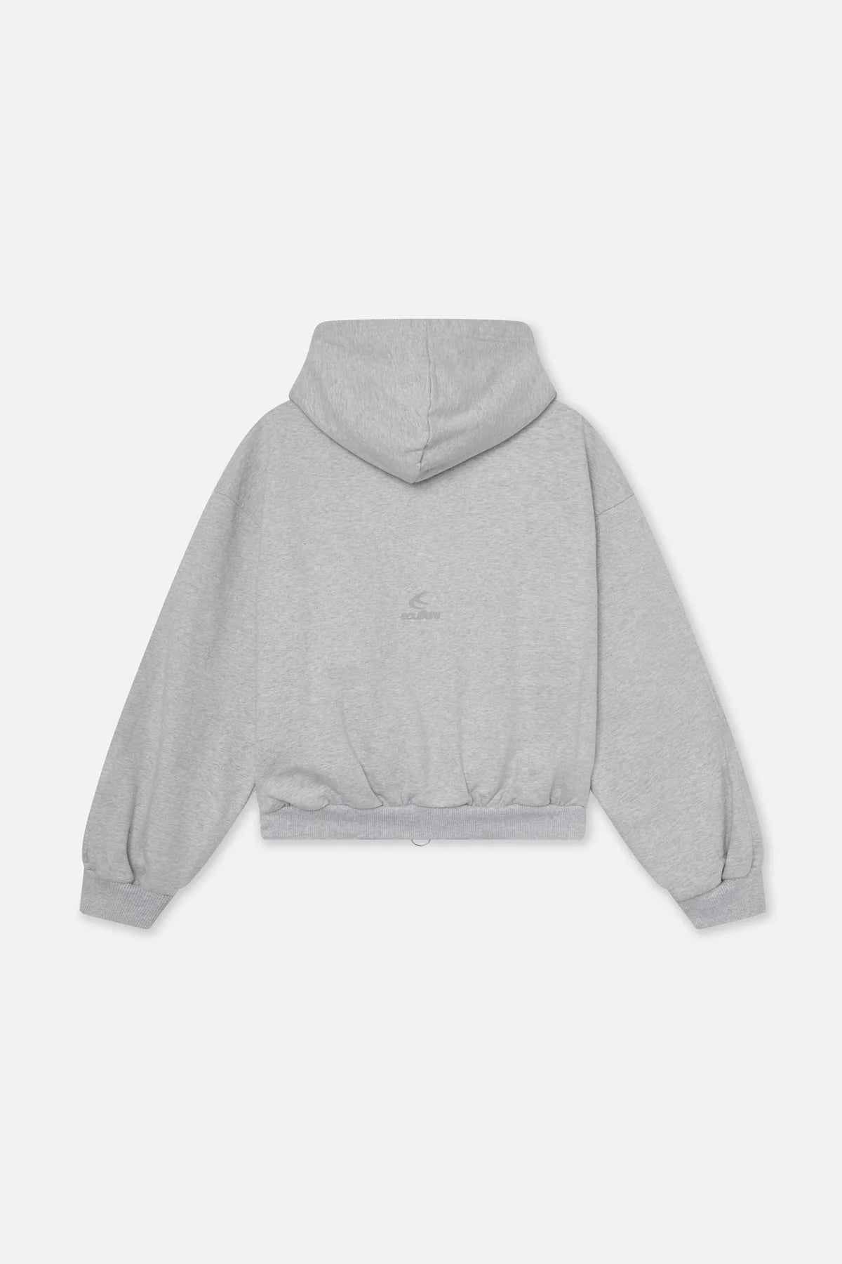 SCUFFERS MAYOR LIGHT GREY ZIP HOODIE