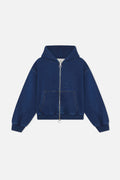 SCUFFERS DENIM ZIP HOODIE