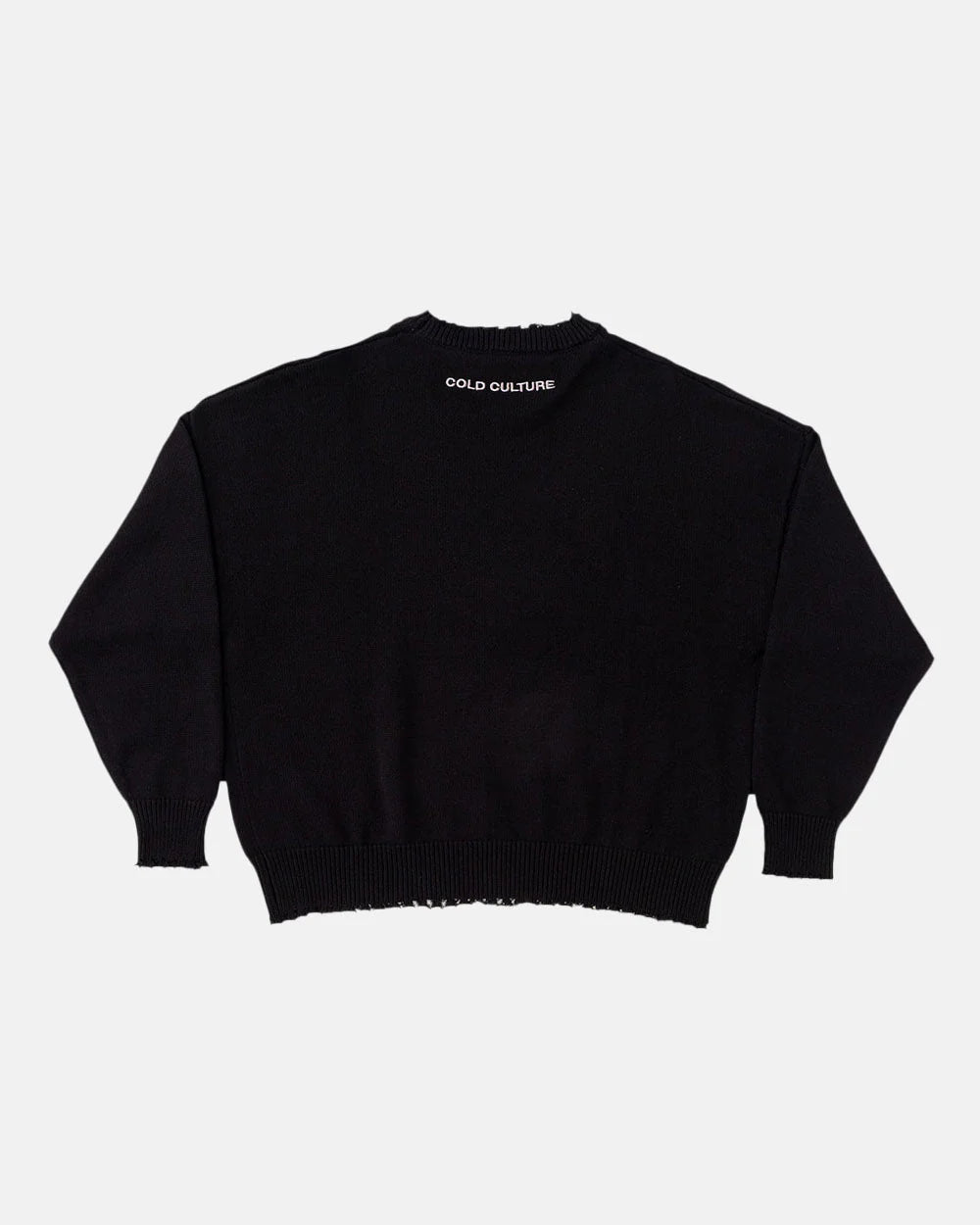 COLD CULTURE STARS SWEATER BLACK
