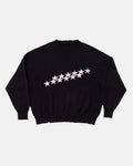 COLD CULTURE STARS SWEATER BLACK